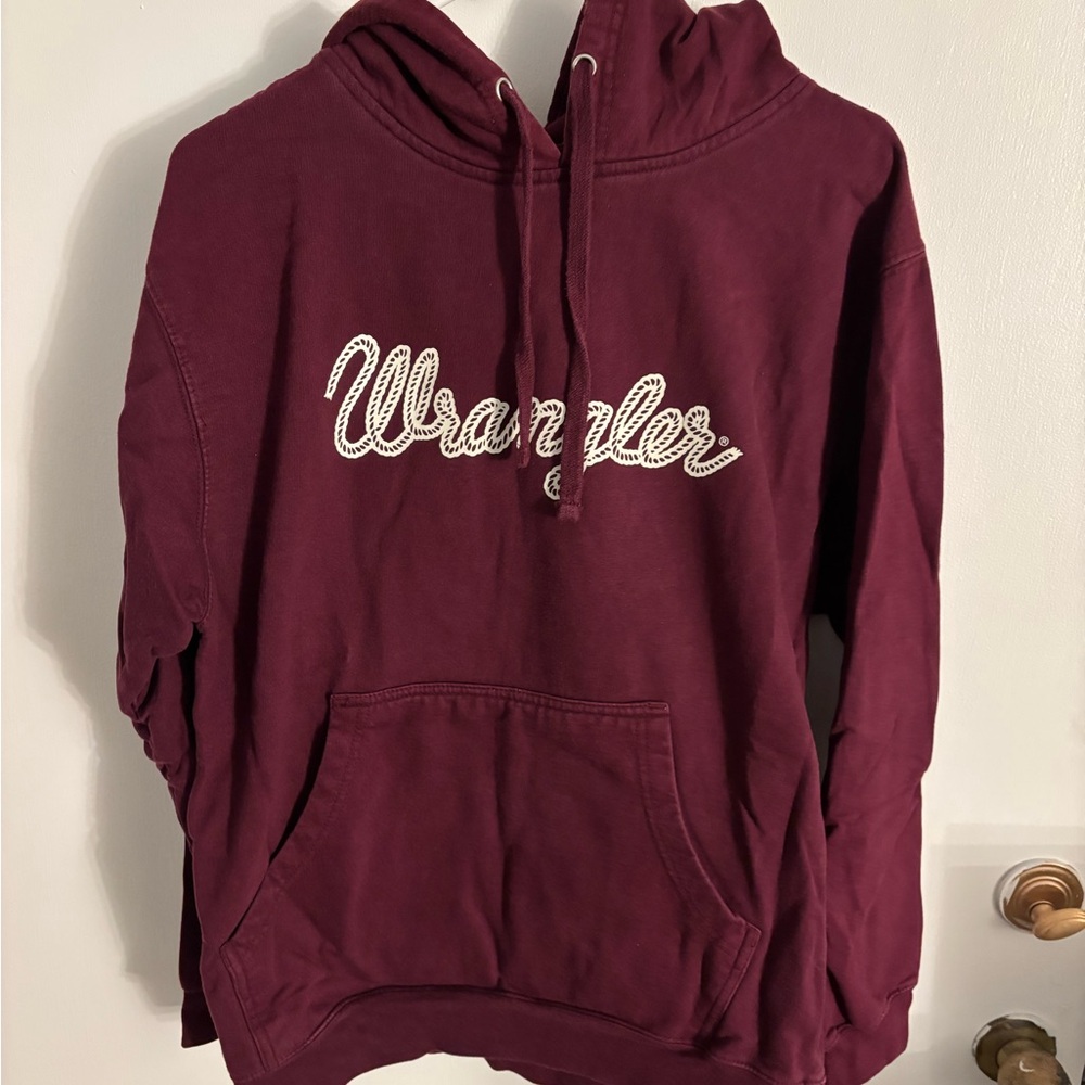 Wrangler Retro Burgundy Hoodie